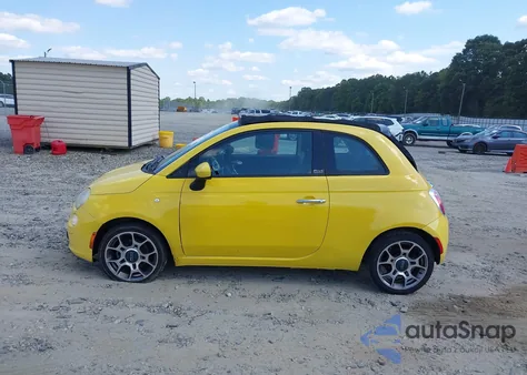 2013 Fiat 500C Pop from USA, damaged, VIN 3C3CFFDR0DT593511